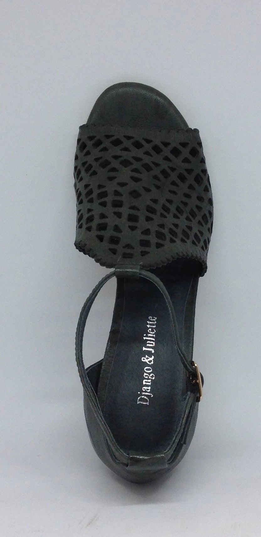 Django & Juliette Cavila ~ Teal ~ Tan ~ Leather Heel High Heel Ankle Strap Replacement