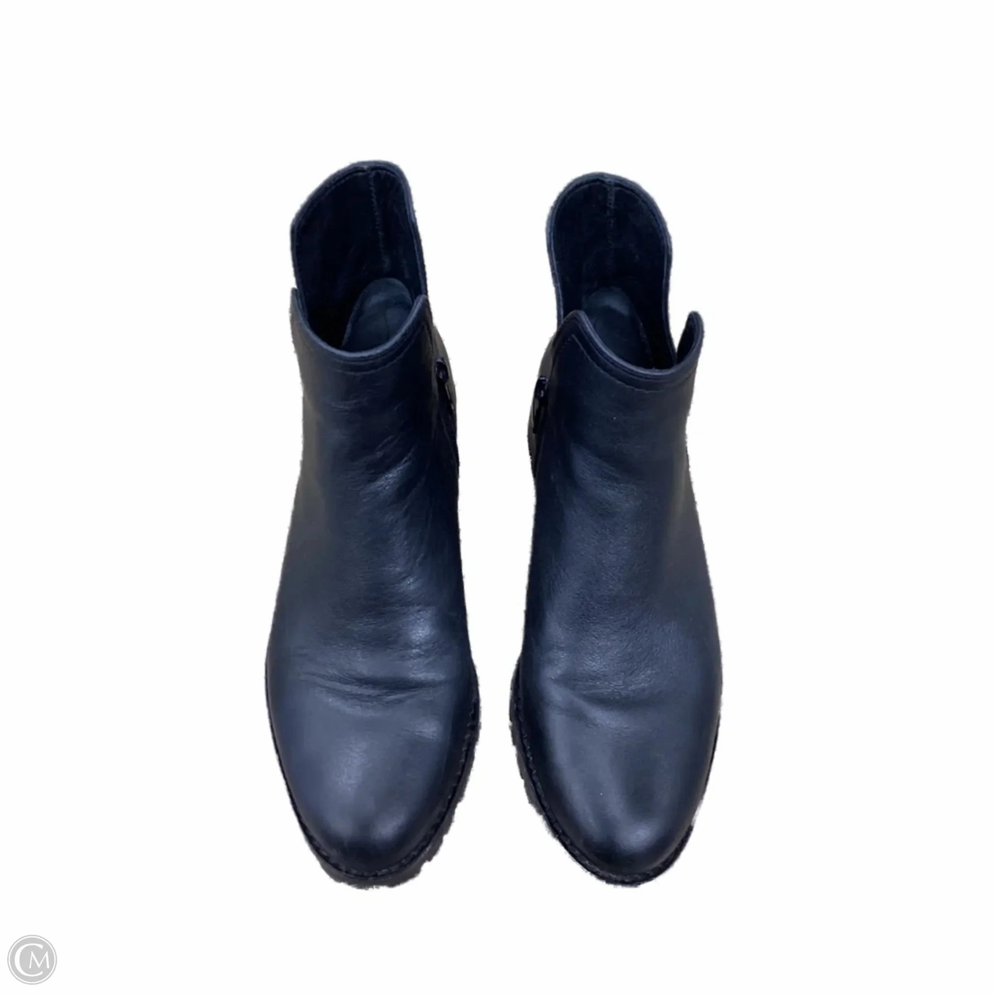 Boots Ankle Heels By Vince In Black, Size: 7 Ankle Leopard Boots