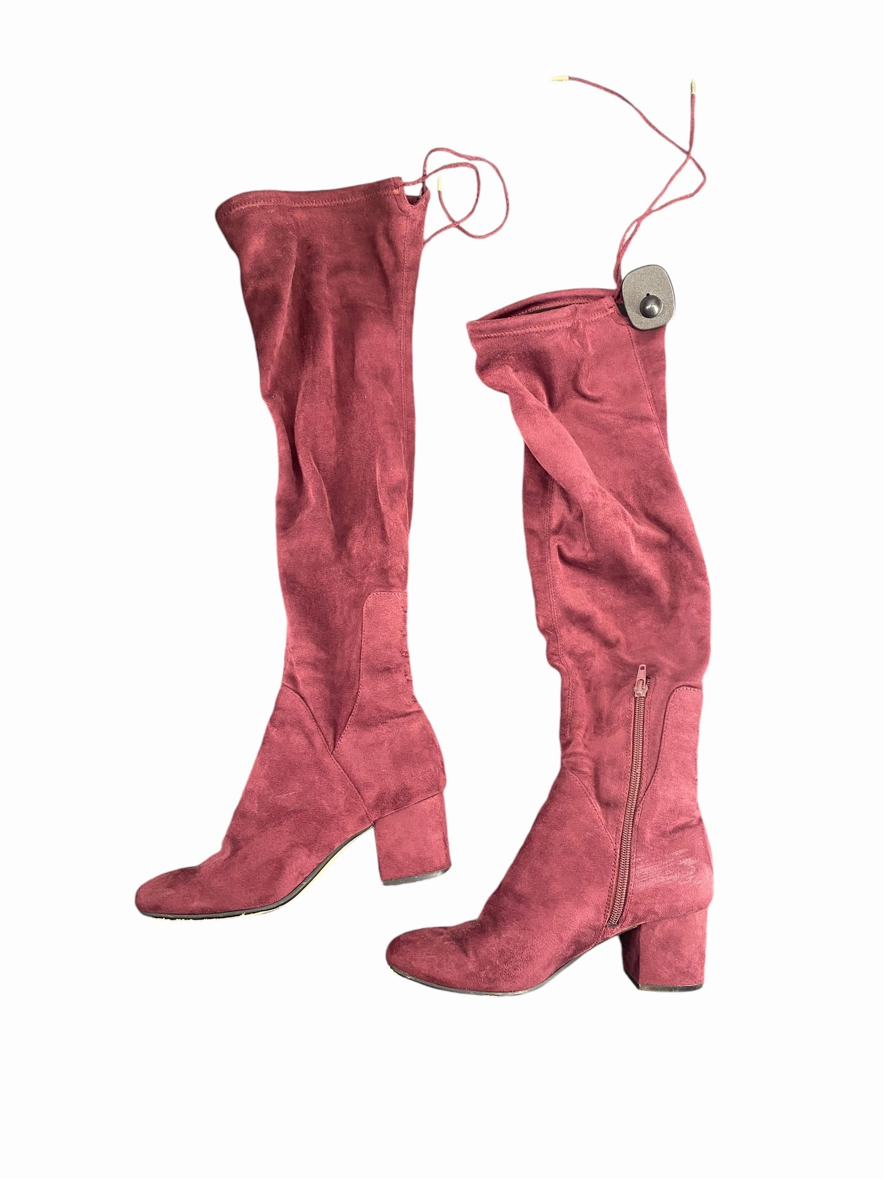 Boots Terraria Boots Over-the-knee Heels By Steve Madden In Red, Size: 6.5