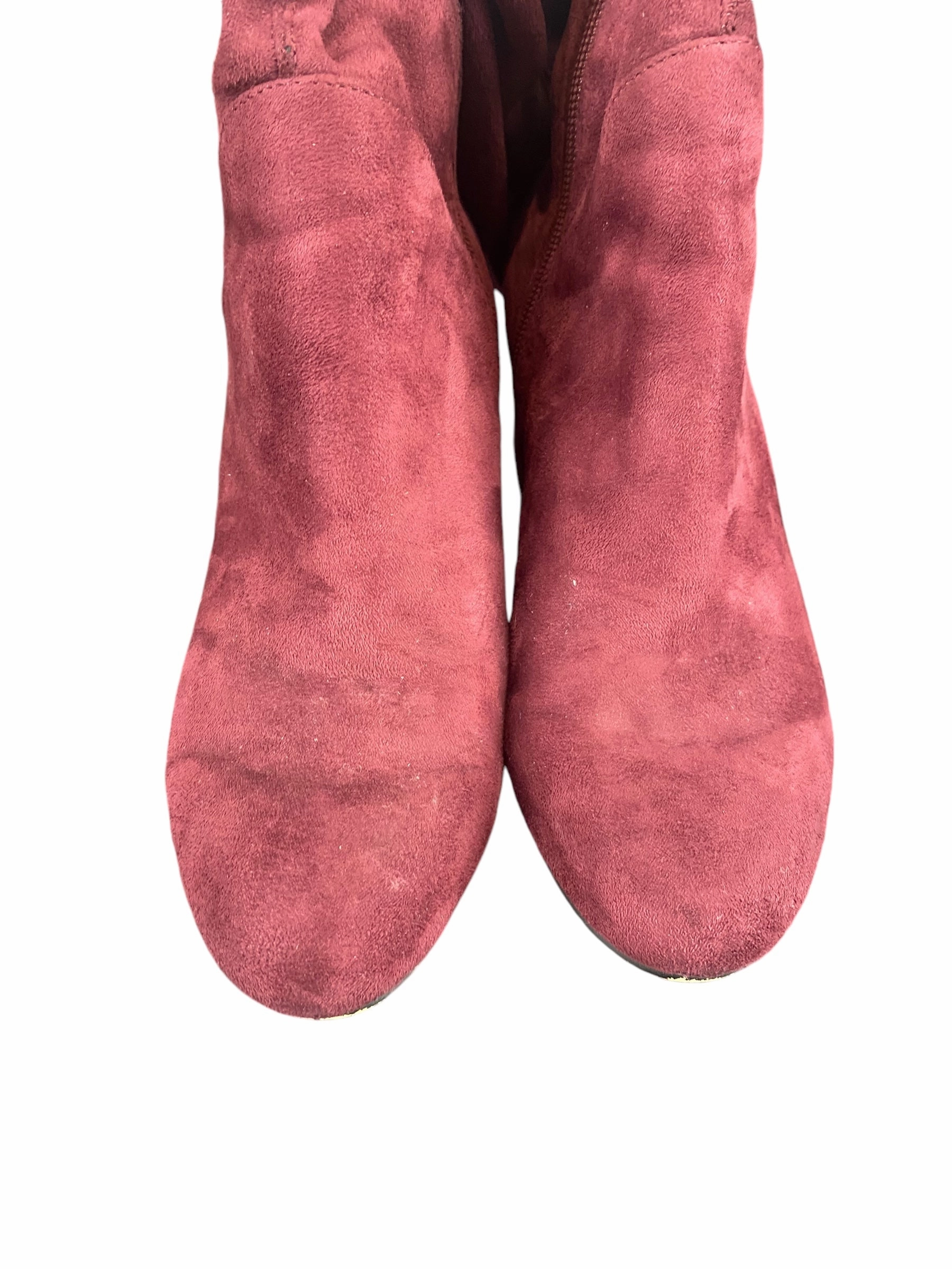 Winter Boots Sale Boots Over-the-knee Heels By Steve Madden In Red, Size: 6.5