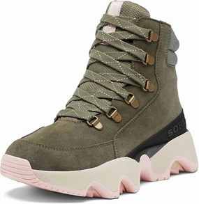 Women's Kinetic Impact Conquest Shoe In Stone Green Vice Waterproof Riding Shoes