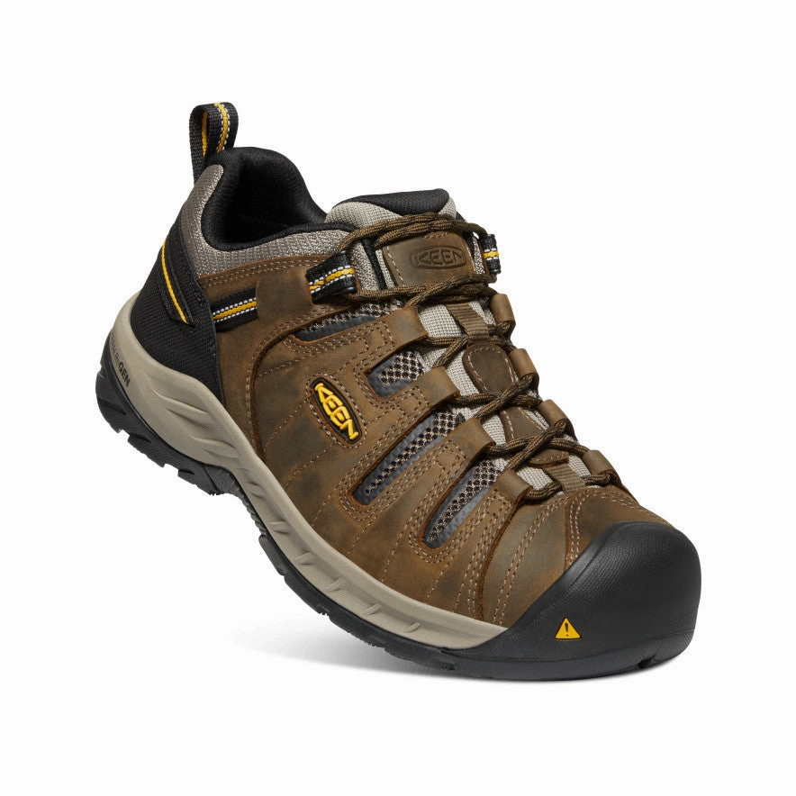 Men's Flint II (Soft Toe)  |  Cascade Brown/Golden Rod Merrell Moab 3 Mid Goretex Hiking Boots