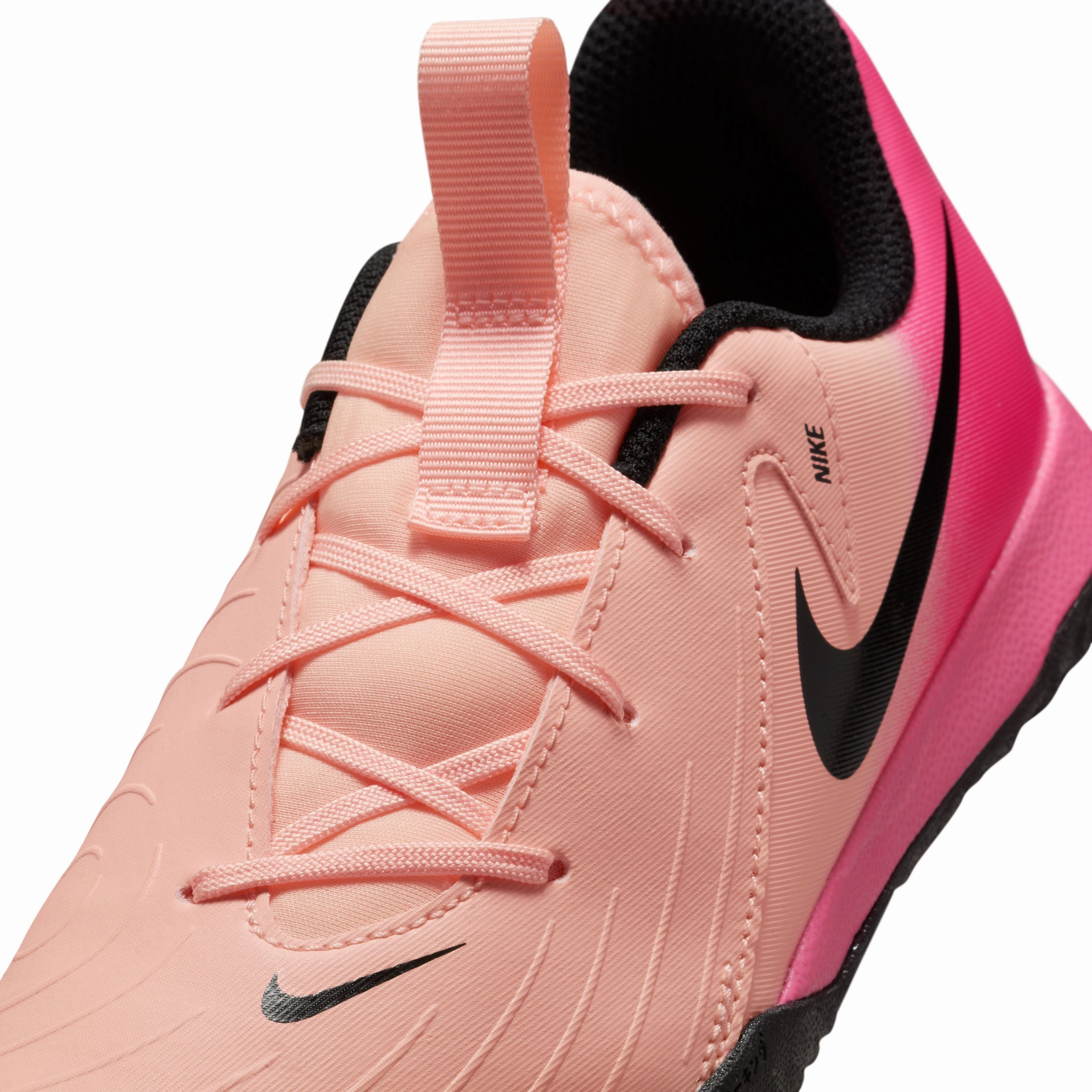 Nike Jr. Phantom GX 2 Academy IC Indoor Soccer Futsal Crimson Pink Soccer Cleats Dunhams