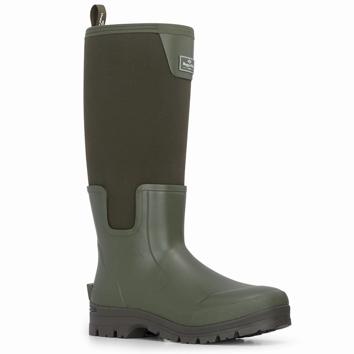 HOGGS OF FIFE Newport Neoprene 5mm Wellington Boots - Field Green Zhik Hiking Boots