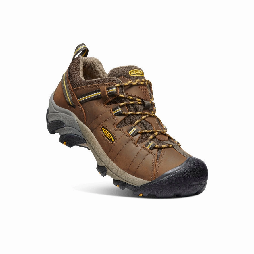 Kathmandu Hiking Boots Men's Targhee II Waterproof  |  Cascade Brown/Golden Yellow