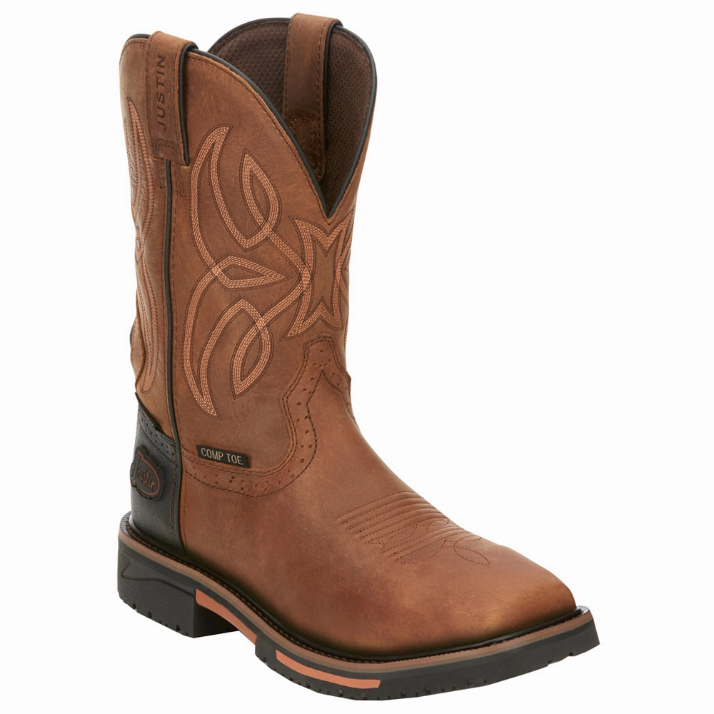 Pro 4 Golf Dallen 11 Inch Waterproof Nano Composite Toe Work Boots