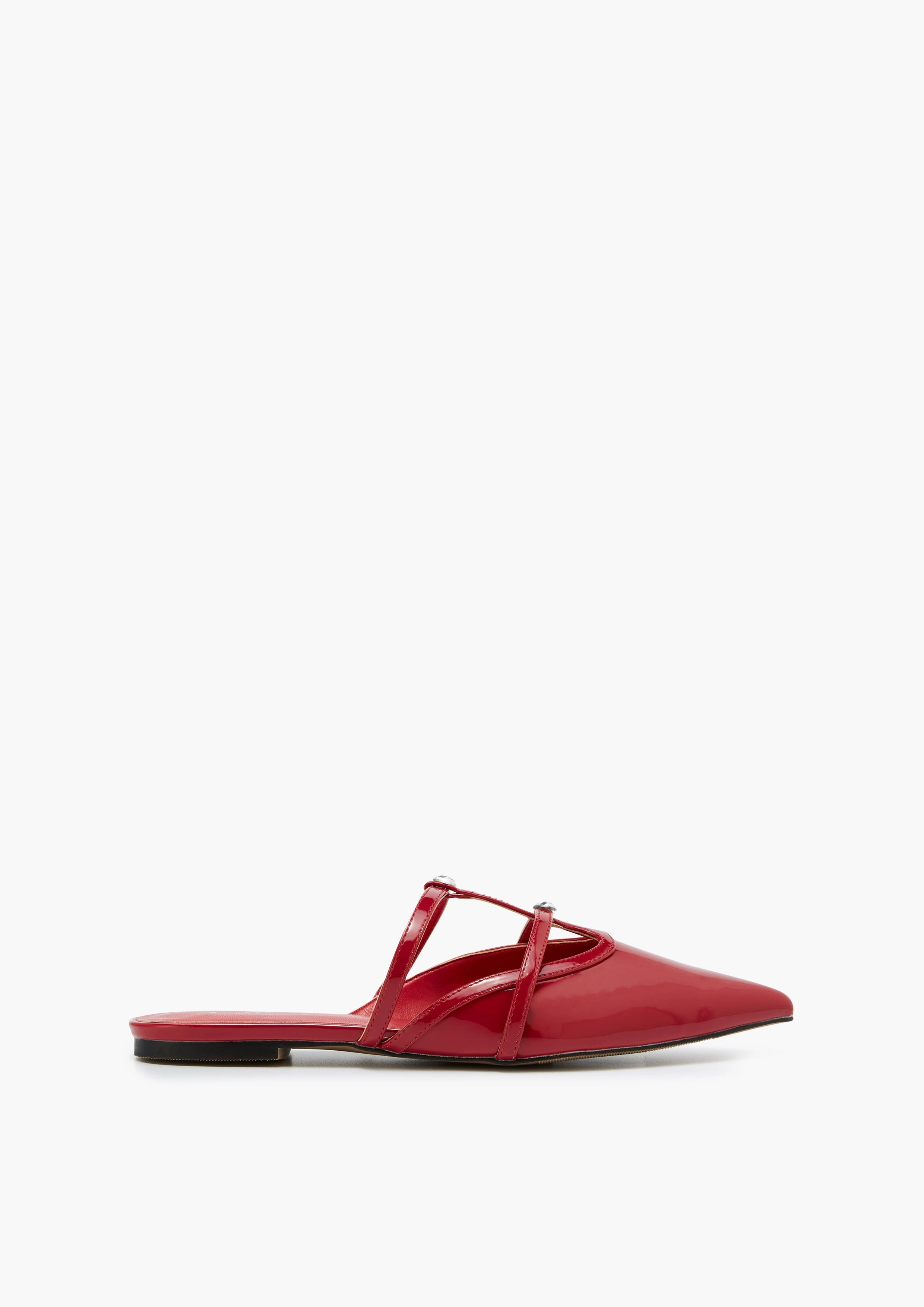 Semika Patent Sandals Red Best Shoes Pronation