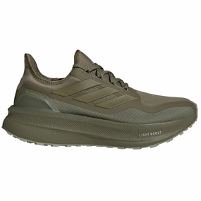 Men's Ultraboost 5 GORE-TEX Running Shoes Olive Strata / Silver Pebble Rack With Waterproof Cover