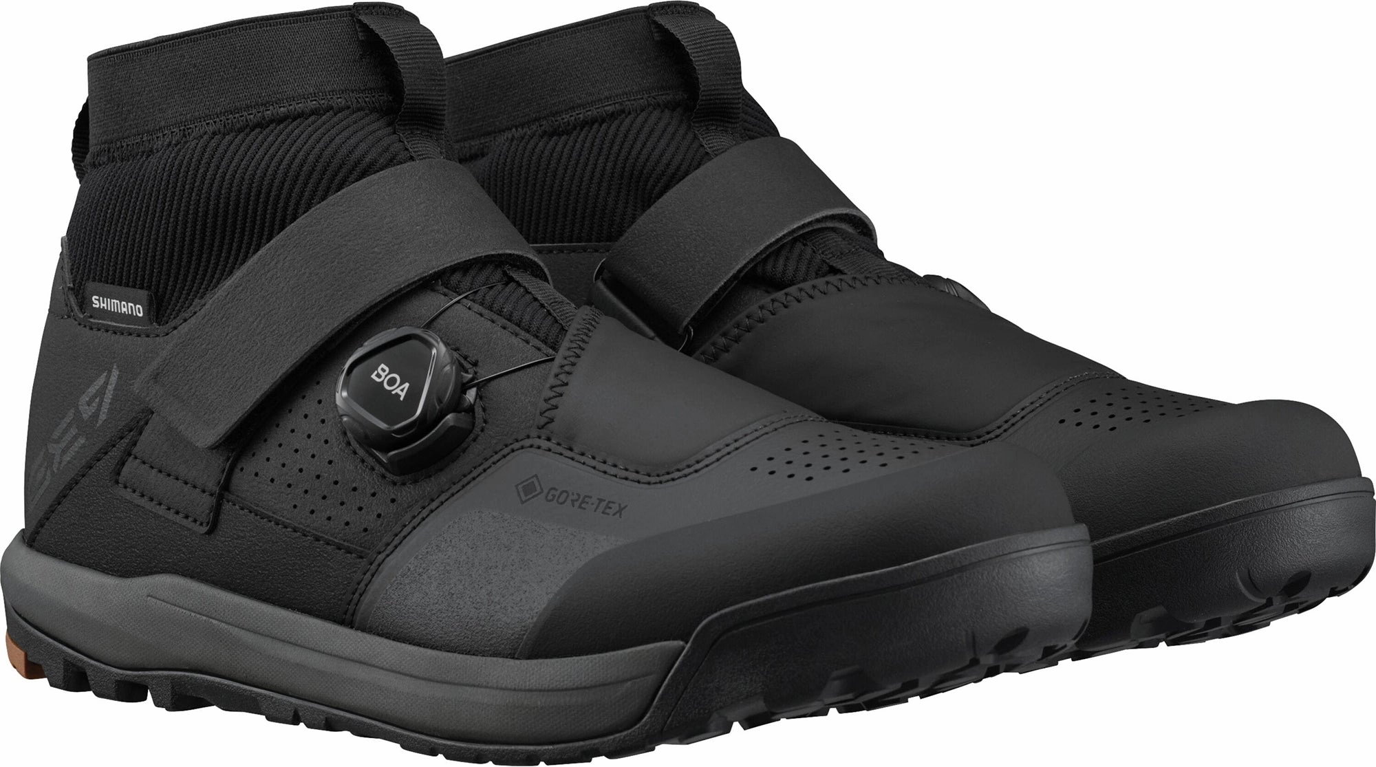 Shimano GE900 GORE-TEX MTB Mens Cycling Shoes - Black Solution Climbing Shoes