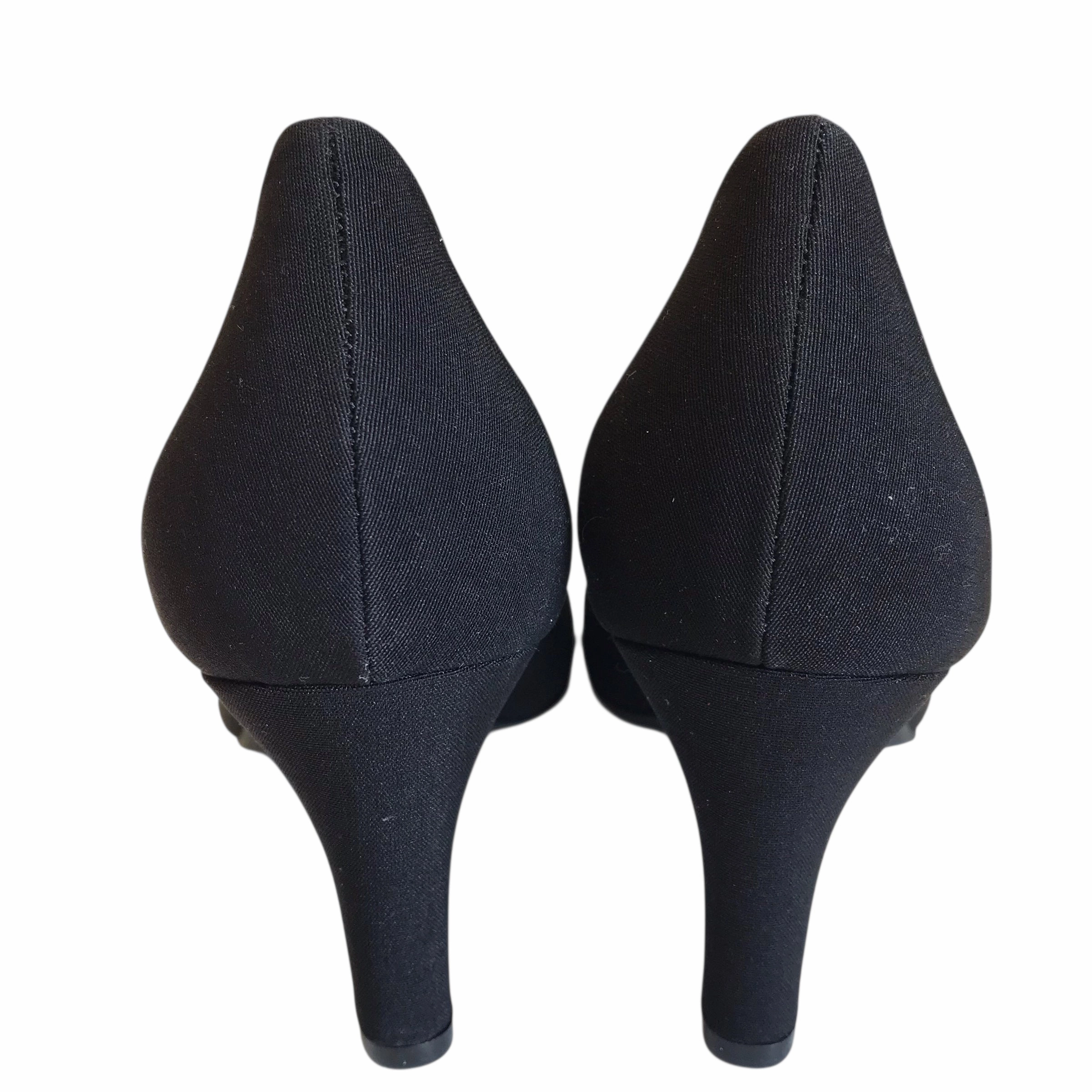 Medium High Heels Shoes Heels Kitten By Kelly And Katie In Black, Size:8