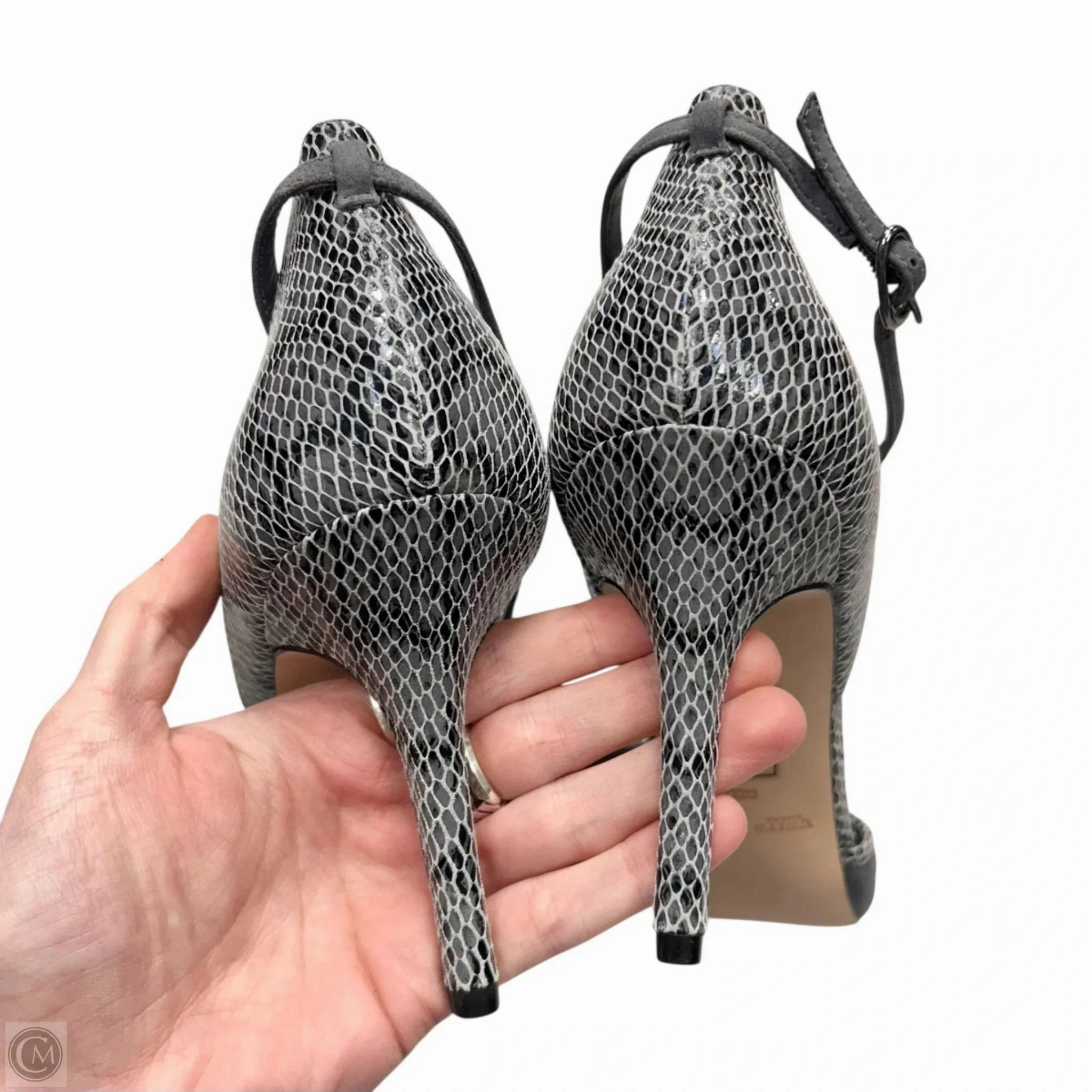 High Top Heel Shoes Shoes Heels Kitten By White House Black Market In Grey, Size: 9.5