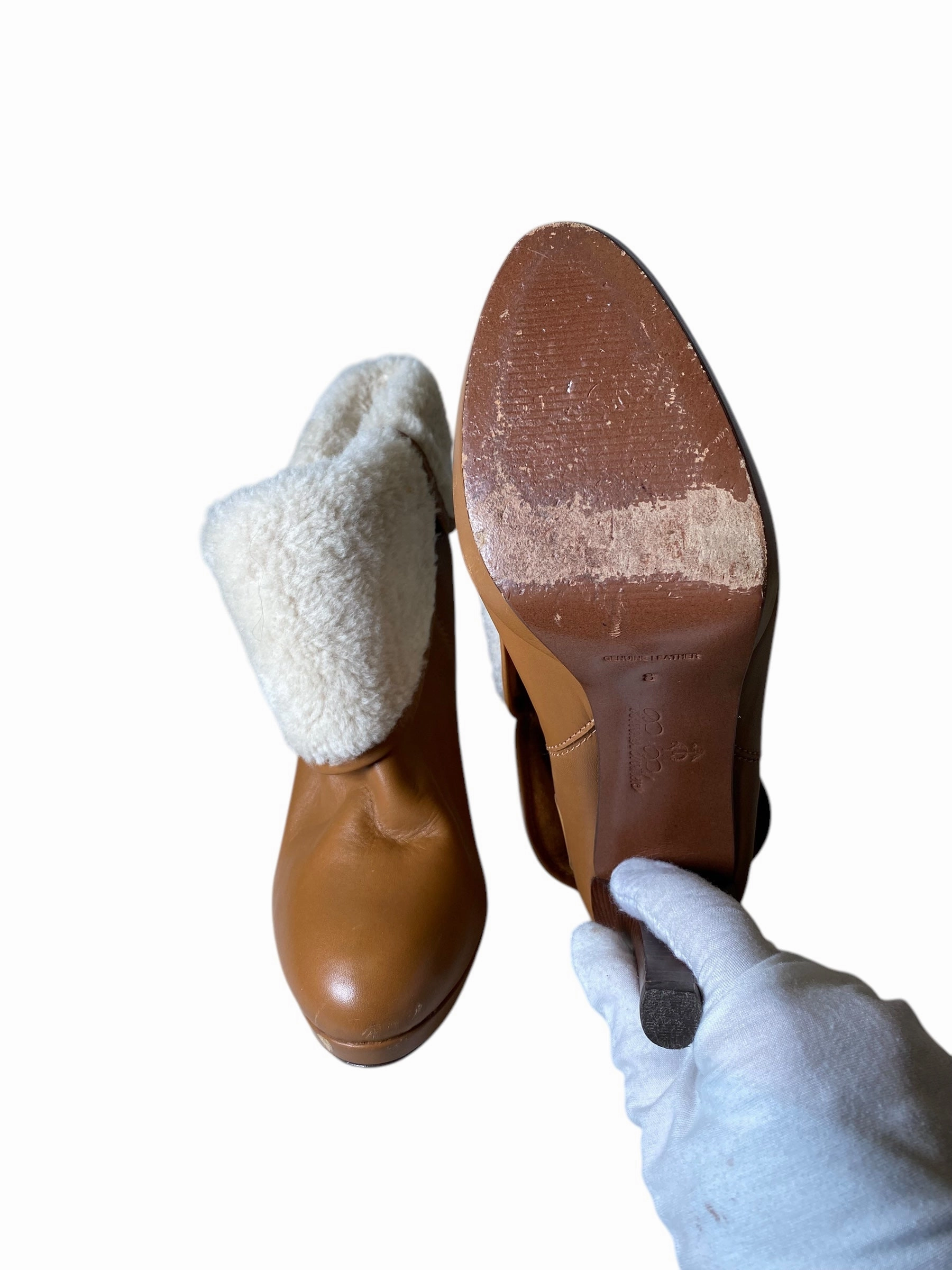 High Heels With Roses Shoes Heels Stiletto By Brooks Brothers In Brown, Size: 8