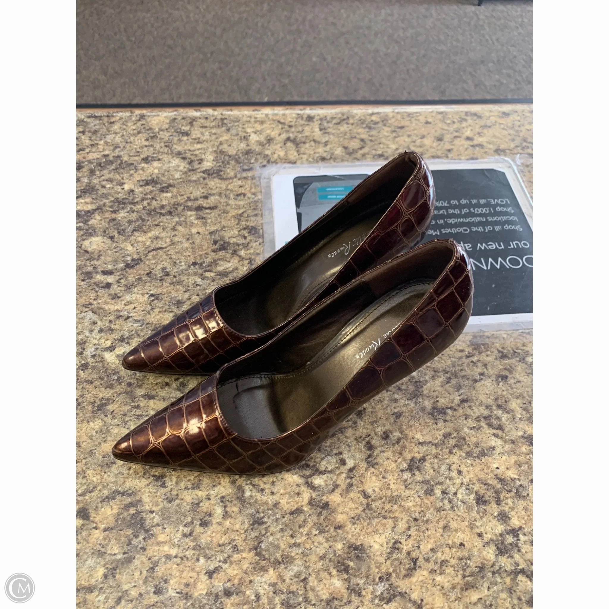 Shoes Heels Stiletto By Charlotte Russe In Brown, Size: 8 Vegas High Heels