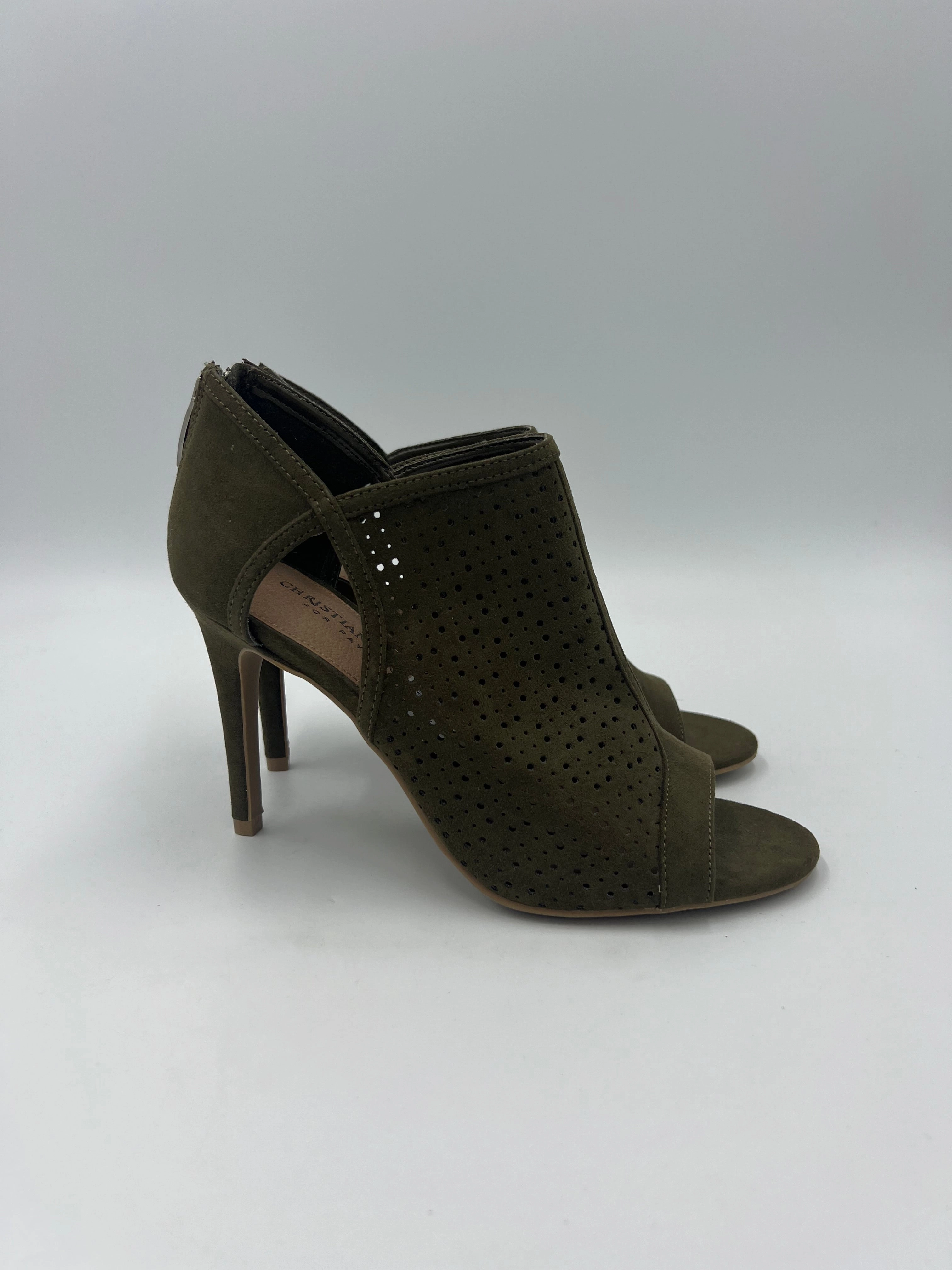 Shoes Heels Stiletto By Christian Siriano  Size: 7.5 Low Ankle High Heel Boots