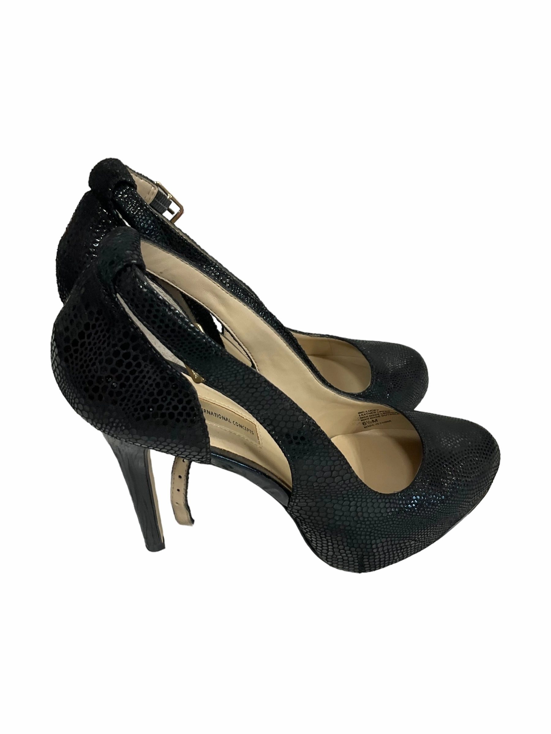 High Heel Sole Inserts Shoes Heels Stiletto By Inc In Black, Size: 6.5