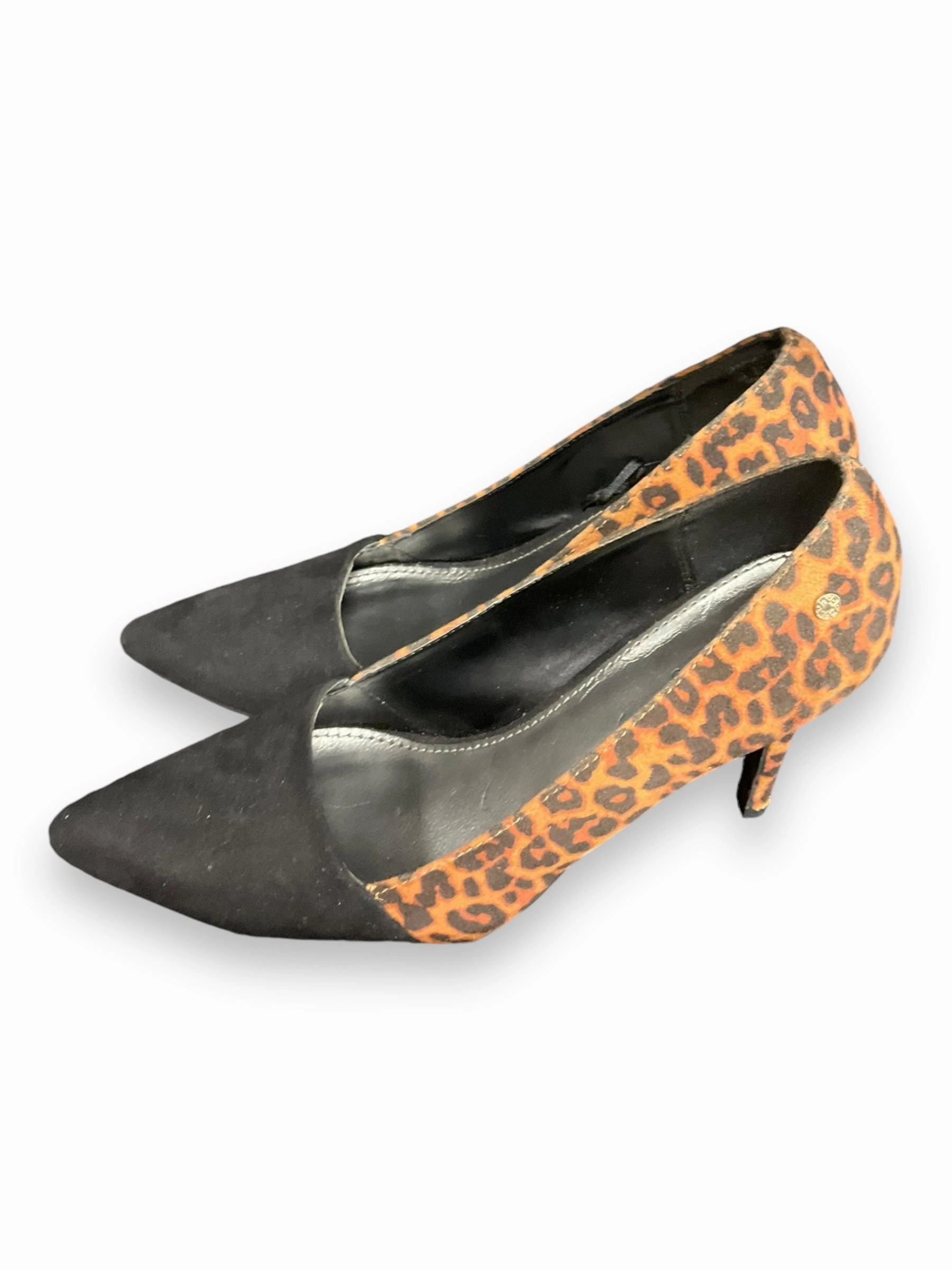Shoes Heels Stiletto By Jaclyn Smith In Animal Print, Size: 9 Kiss High Heels