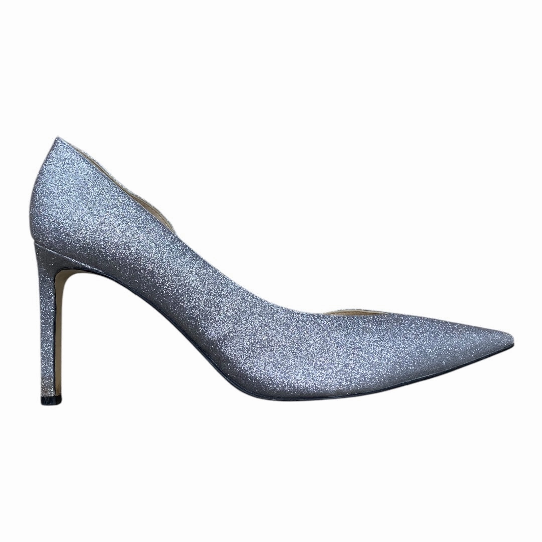 Shoes Heels Stiletto By Nine West In Silver, Size: 7 Wore High Heels