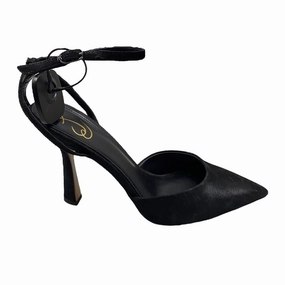 Patent Leather Heel Sandals Shoes Heels Stiletto By Sam Edelman In Black, Size: 10