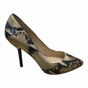 Shoes Heels Stiletto By Via Spiga In Snakeskin Print, Size: 9 Bottom Of High Heels
