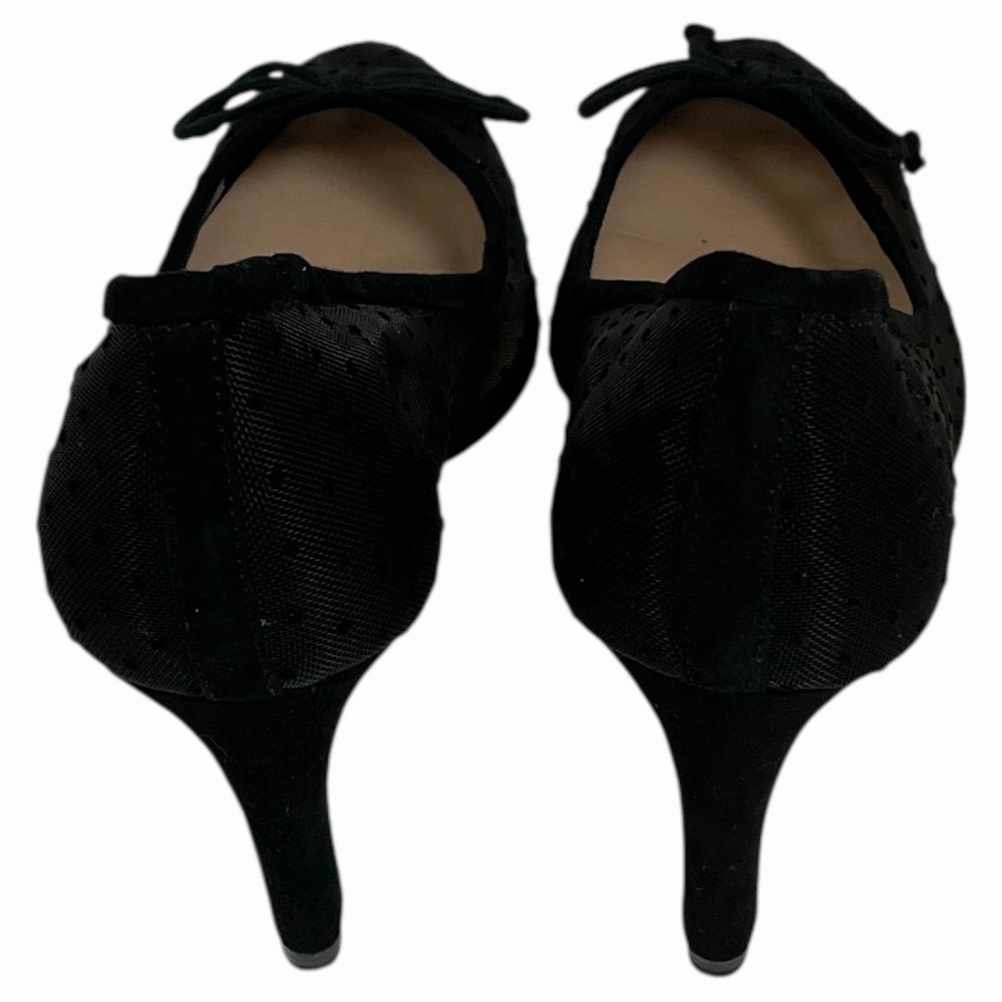 SHOES HEELS STILETTO by ZARA BASIC In BLACK, Size: 5.5 Knee High Low Heel Boots