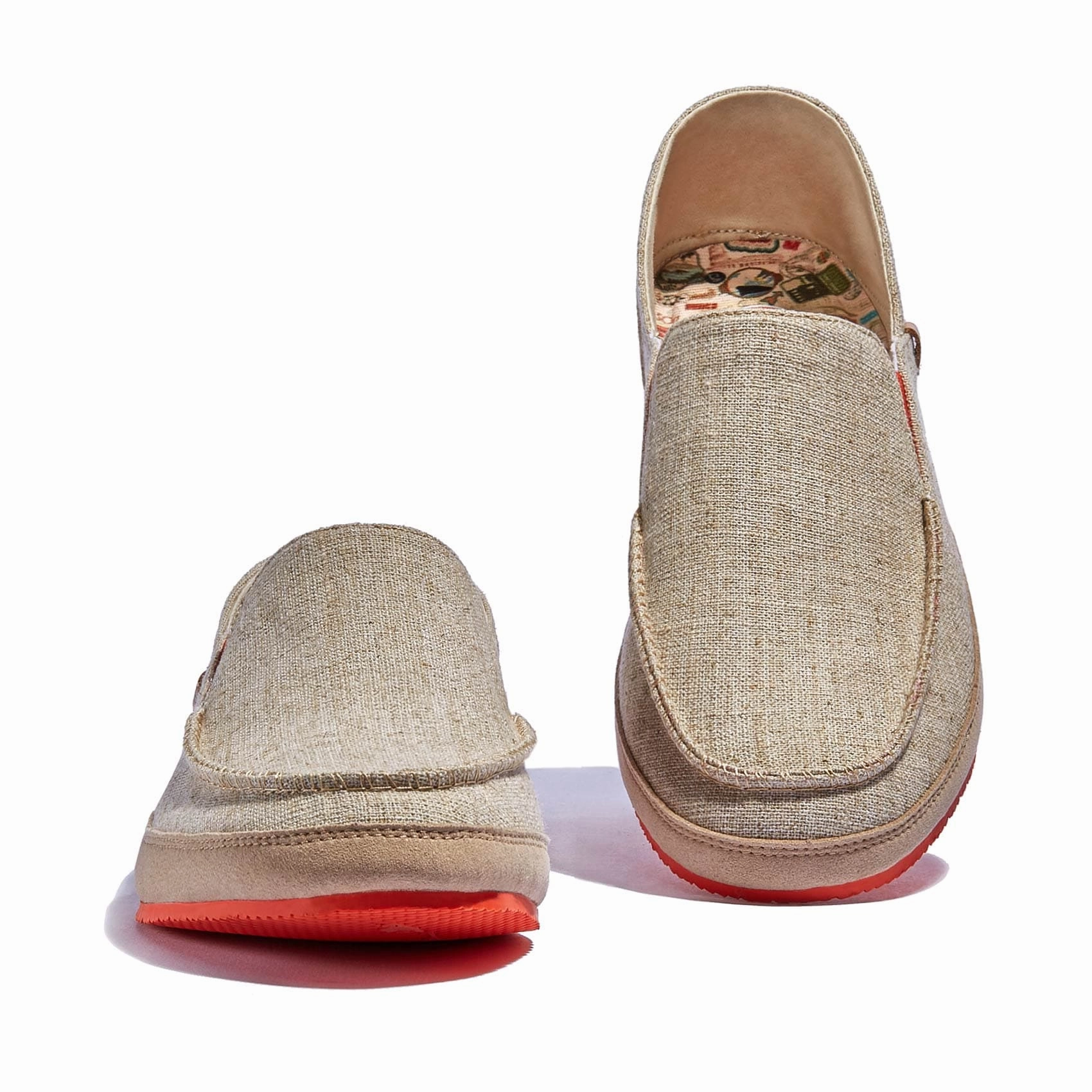 Light Khaki Formentera II Men Ecco Loafers