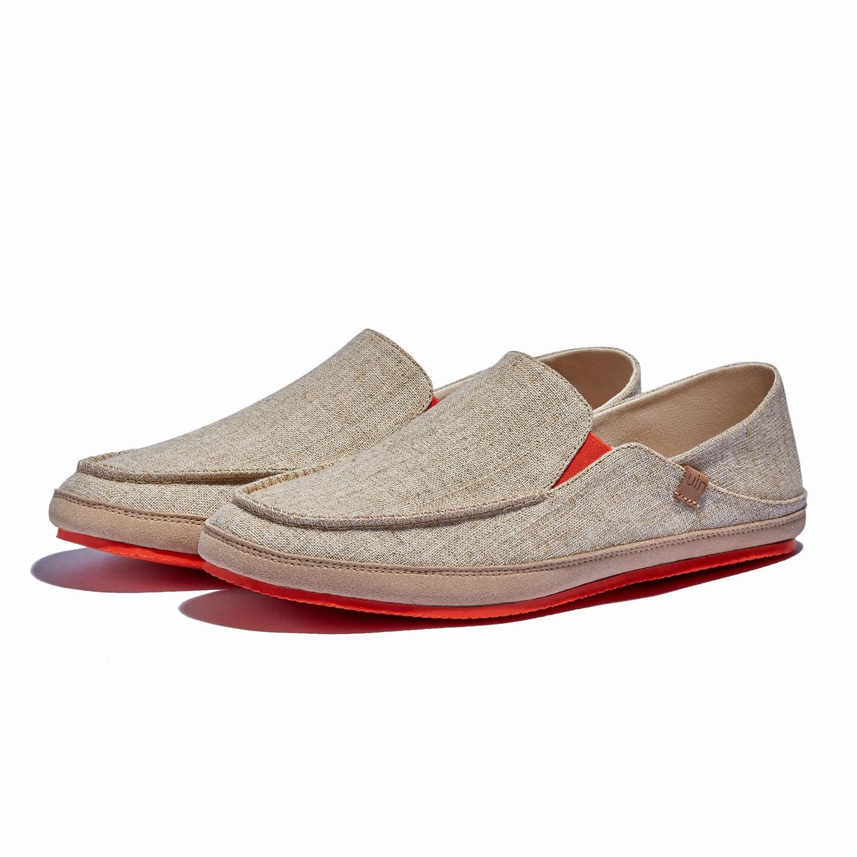 Light Khaki Formentera II Men Penny Loafers Style