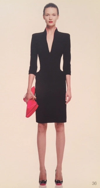 Models High Heels Original Alexander McQueen - Black Heart Shaped Toe High Heels with Pink Sole - IT 38 1/2