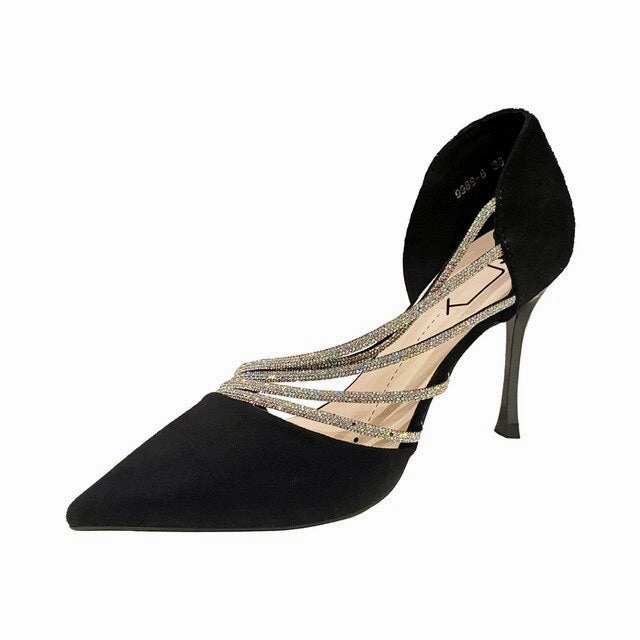 High Heel Website Crystal Line Heels