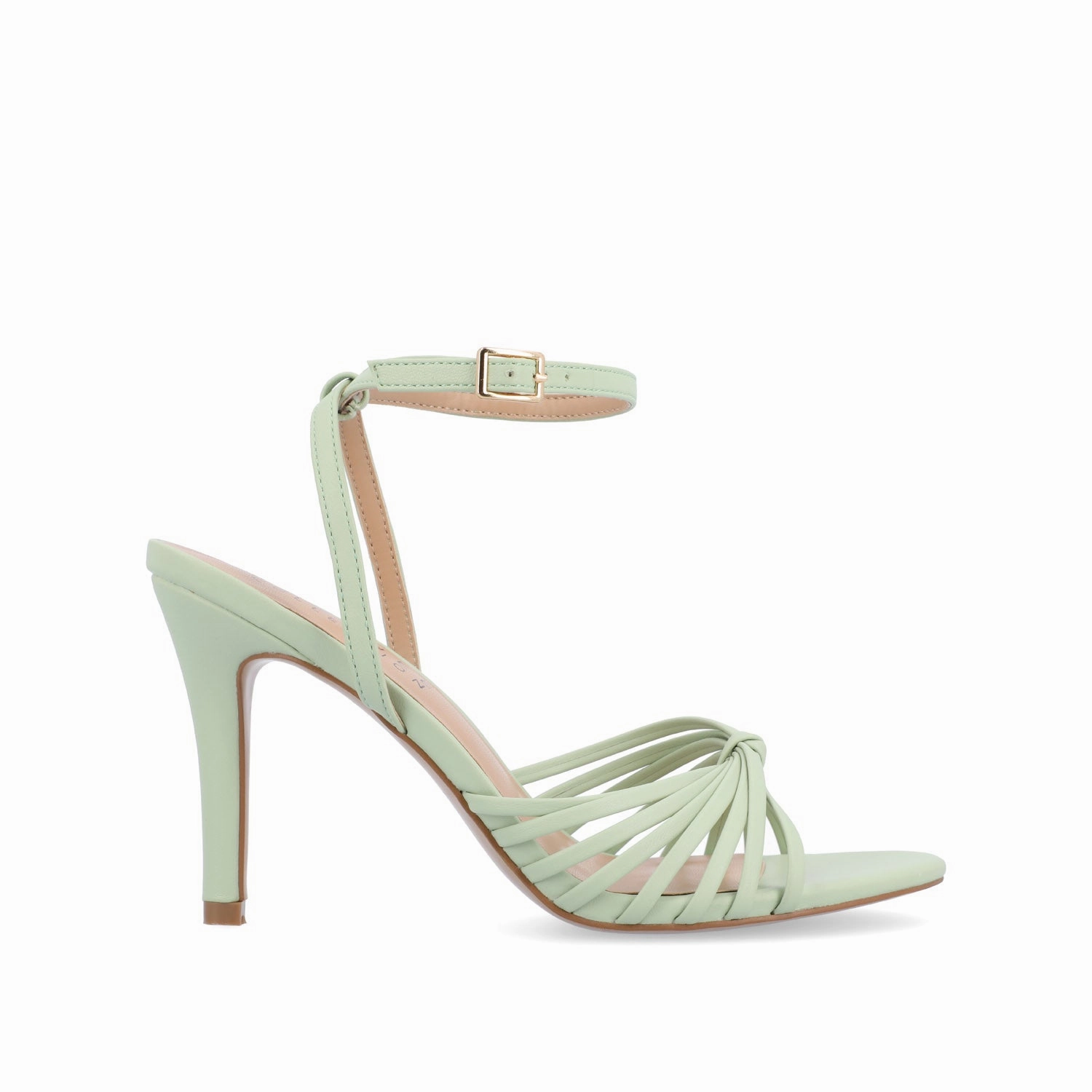 Over Knee High Boots Flat Heel VANITA STILETTO HEELS IN VEGAN LEATHER IN WIDE