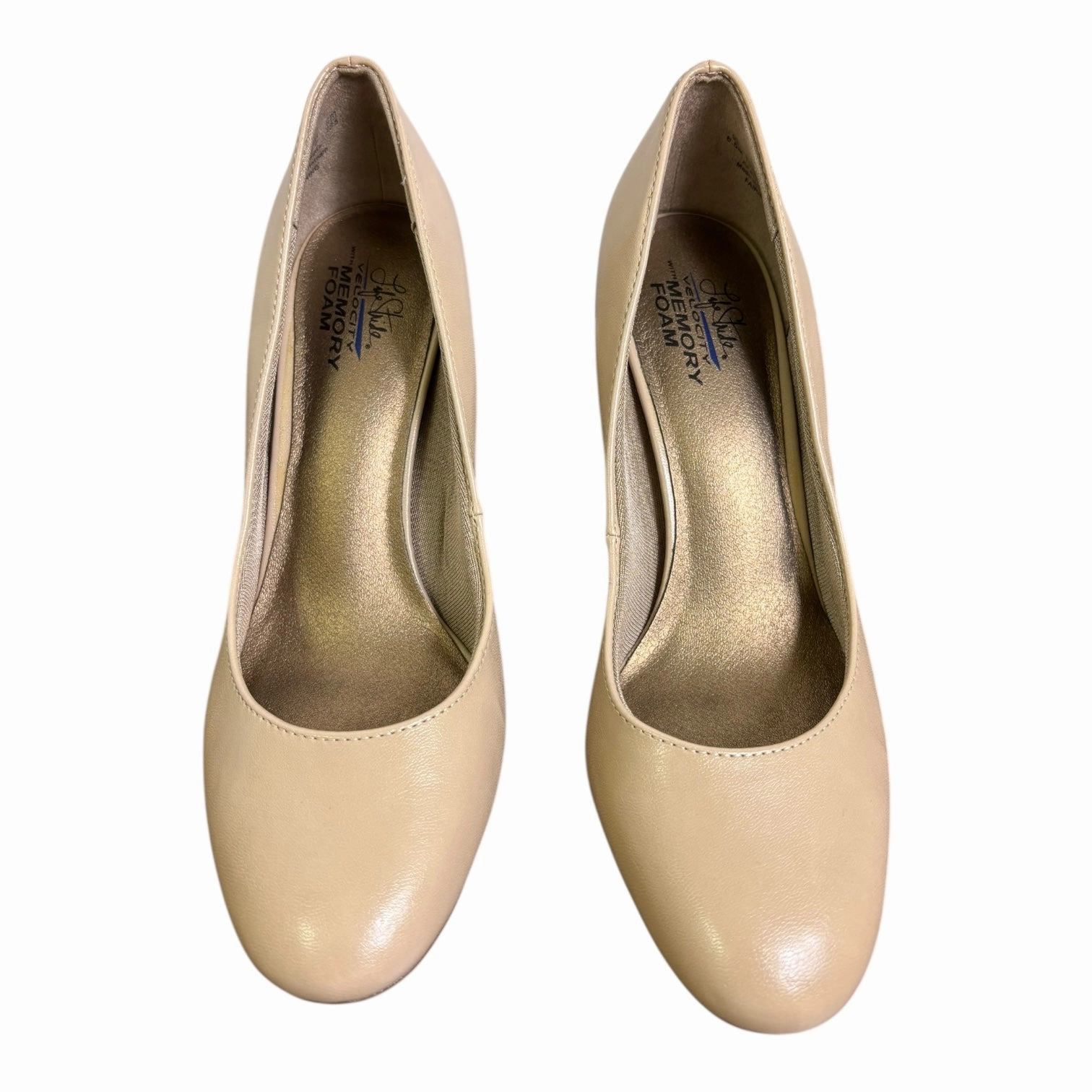 SHOES HEELS BLOCK by LIFE STRIDE In TAUPE, Size: 8.5 High Heels Drawings