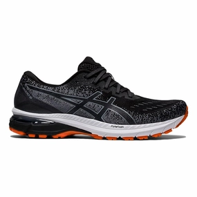 Asics Gel Kayano Tennis Shoes Men's Asics GT-2000 9 Knit, Black/Metropolis, 8.5 D Medium