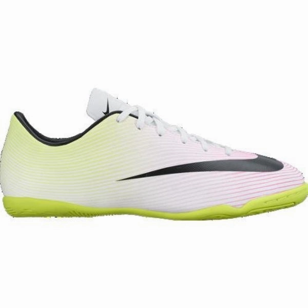 Nike JR Mercurial Victory V IC Youth Indoor Soccer Shoes - White/Volt/Orange Dicks Sporting Goods Nike Shoes