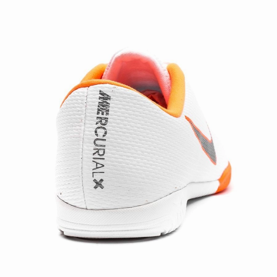 Nike Walking Industrial Shoe Nike Mercurial VaporX 12 Academy IC Indoor Soccer Shoes - White/Cool Grey/Orange