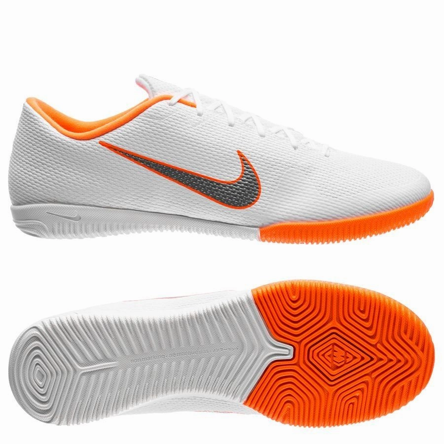 Nike Air Max Ken Griffey Jr Shoes Nike Mercurial VaporX 12 Academy IC Indoor Soccer Shoes - White/Cool Grey/Orange