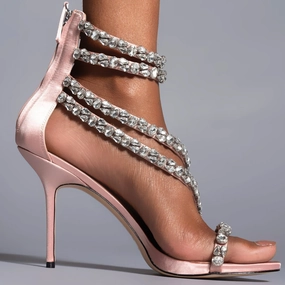 SOLEIL SANDAL TAN KITTEN Wide Heels