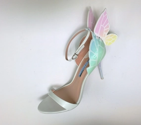 Sophia Webster Chiara Butterfly Ankle Strap Sandals New in Box High Heel Shoe Vase