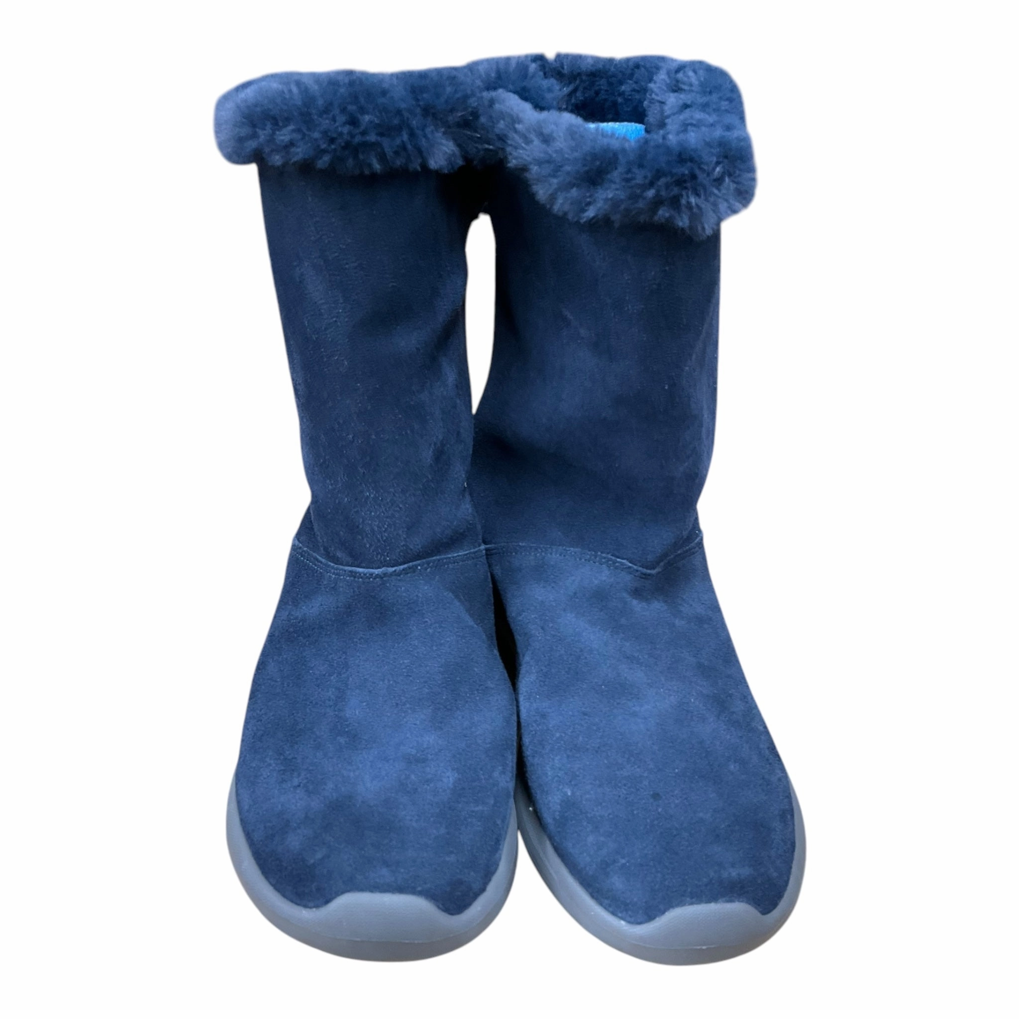 Boots Mid-calf Flats By Skechers In Blue, Size: 10 Toddler Combat Boots