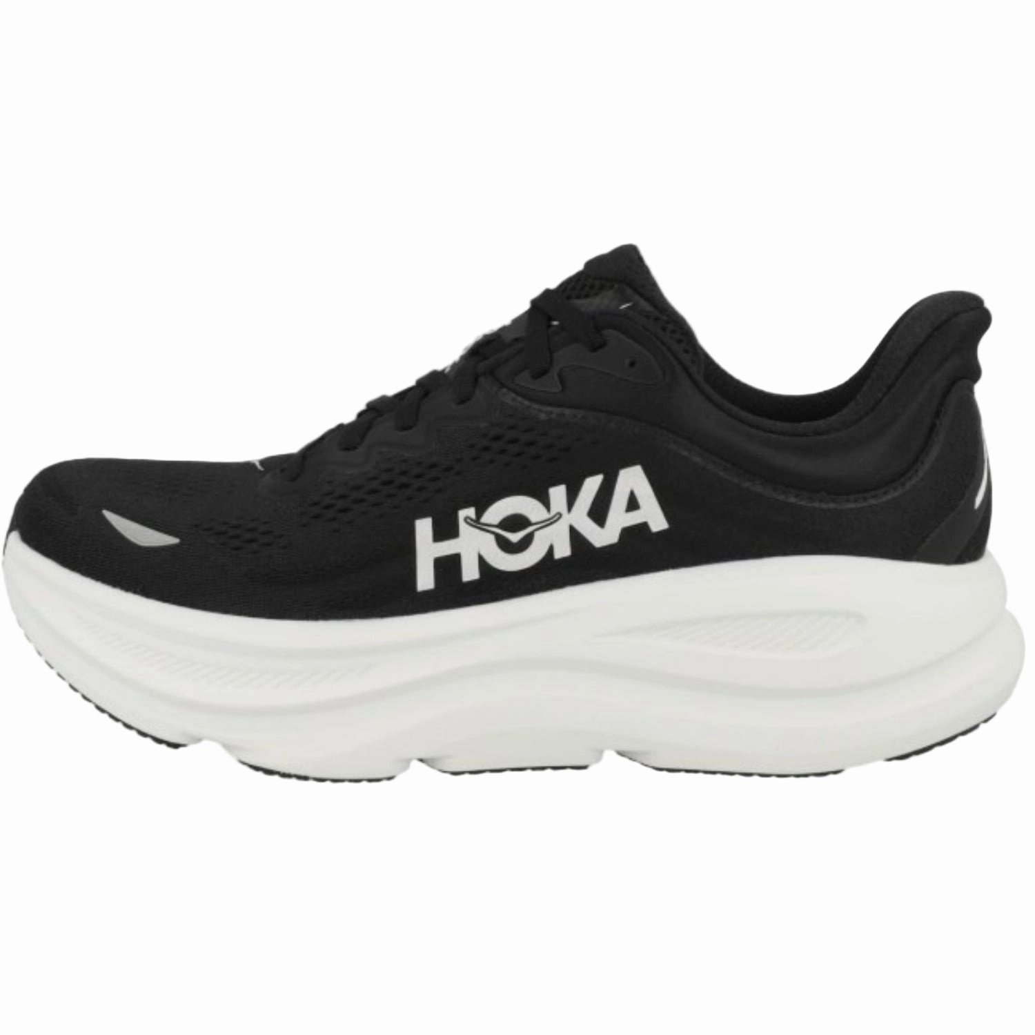 A6 Shoes Running Hoka Bondi 9 cushioned Runing Shoe For Men Black/white