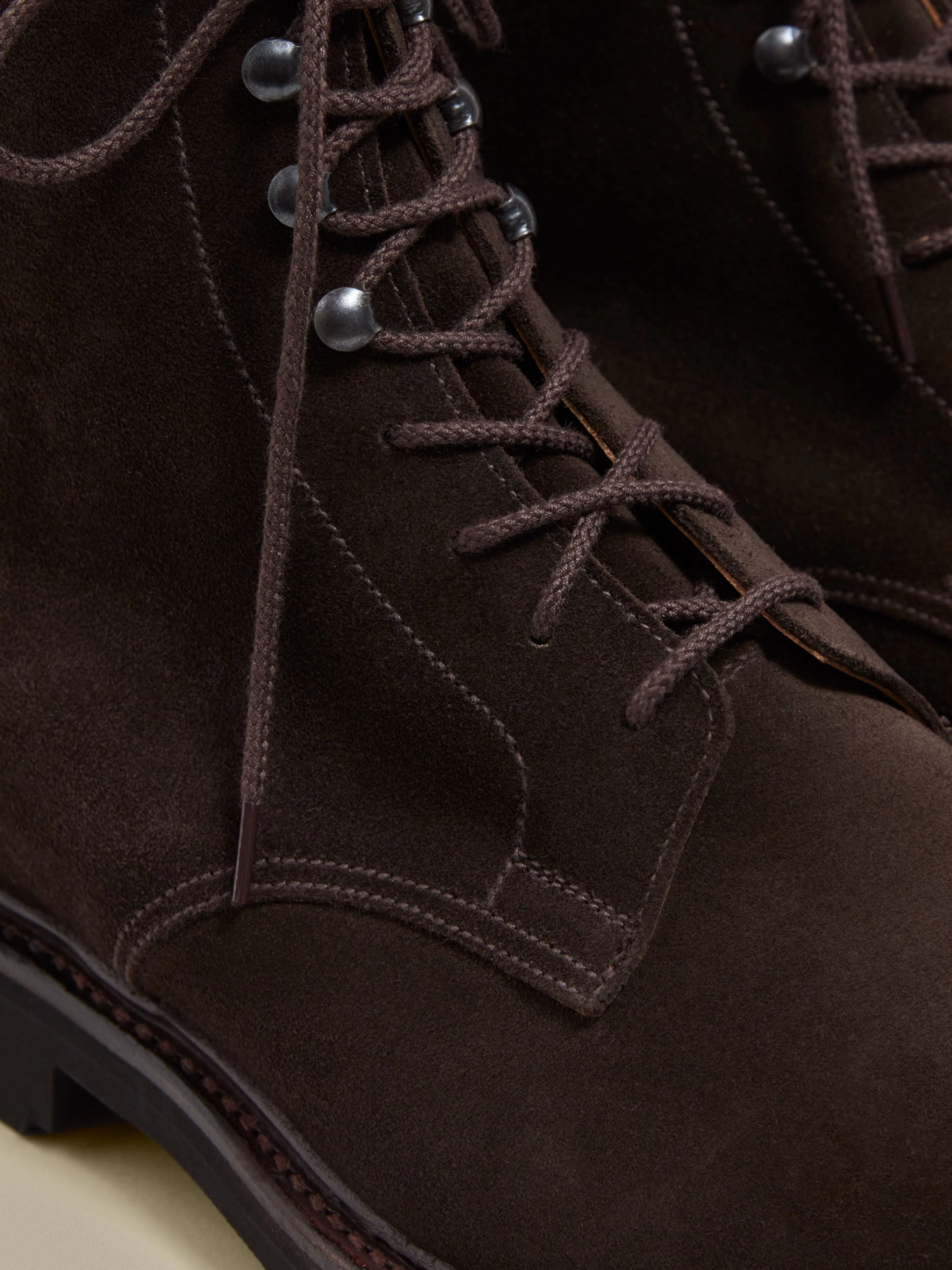 Casual Lace-up Shoes Split Suede Derby Boots