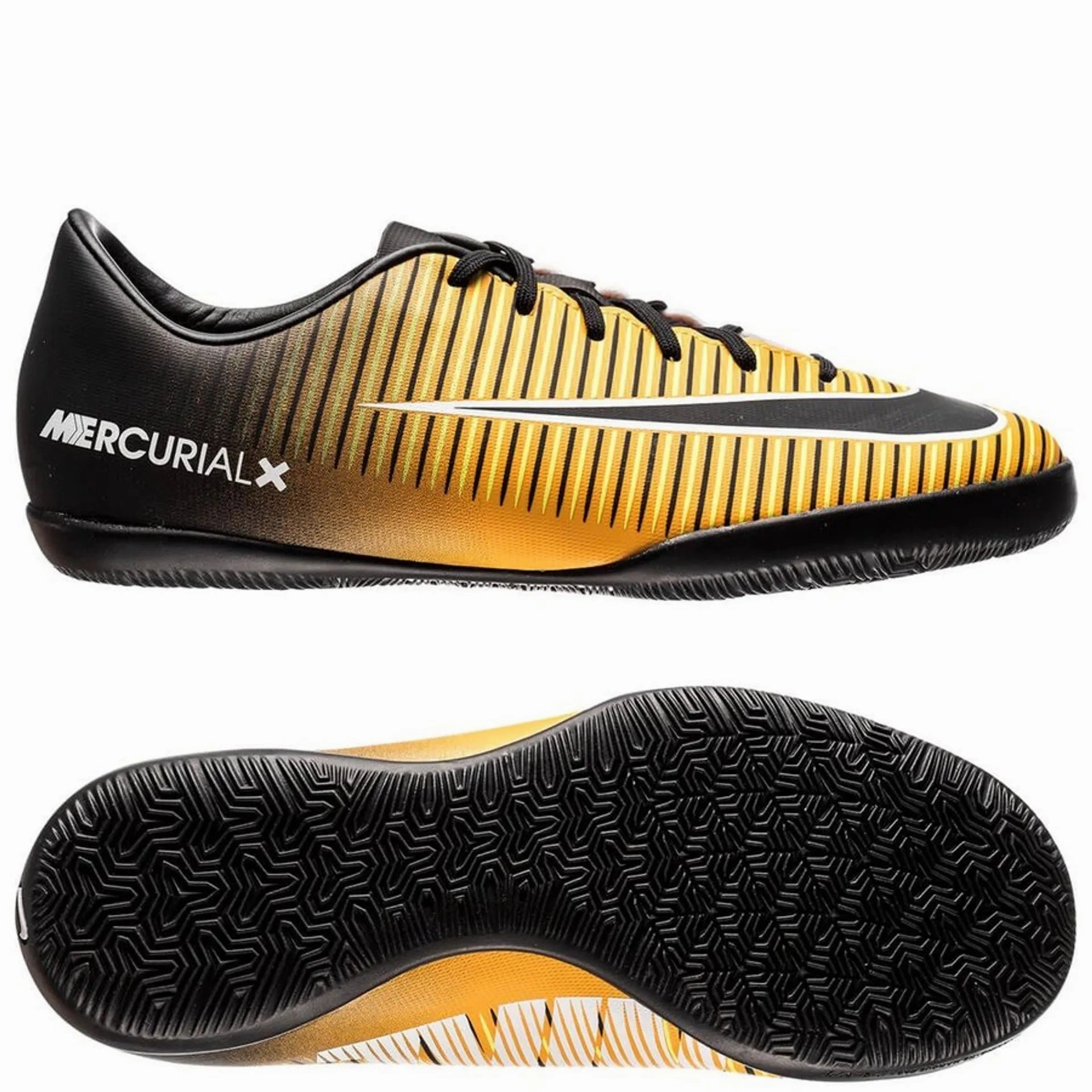 Nike Jr MercurialX Vapor XI IC Indoor Soccer Shoes - Laser Orange/Black/White/Volt Nike Borough Shoes