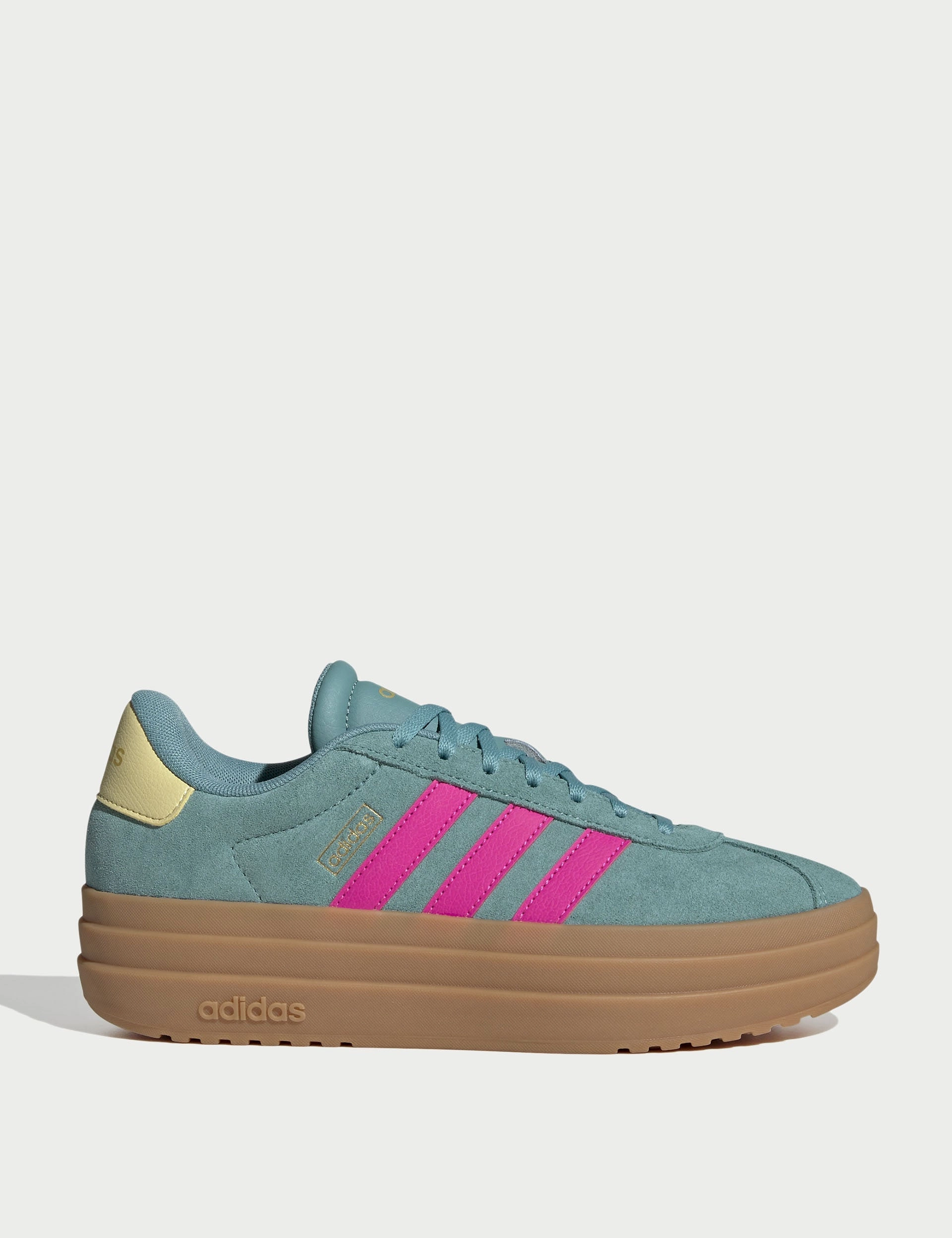 VL Court Bold Shoes - Powder Teal/Shock Pink/Powder Yellow Adidas Leo Messi Shoes
