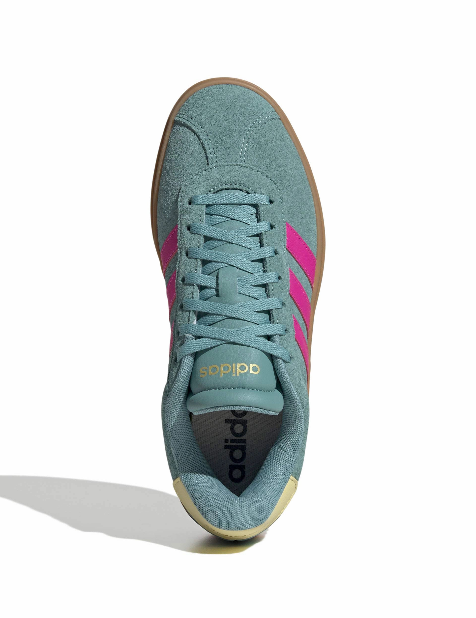 Pixar Adidas Shoes VL Court Bold Shoes - Powder Teal/Shock Pink/Powder Yellow