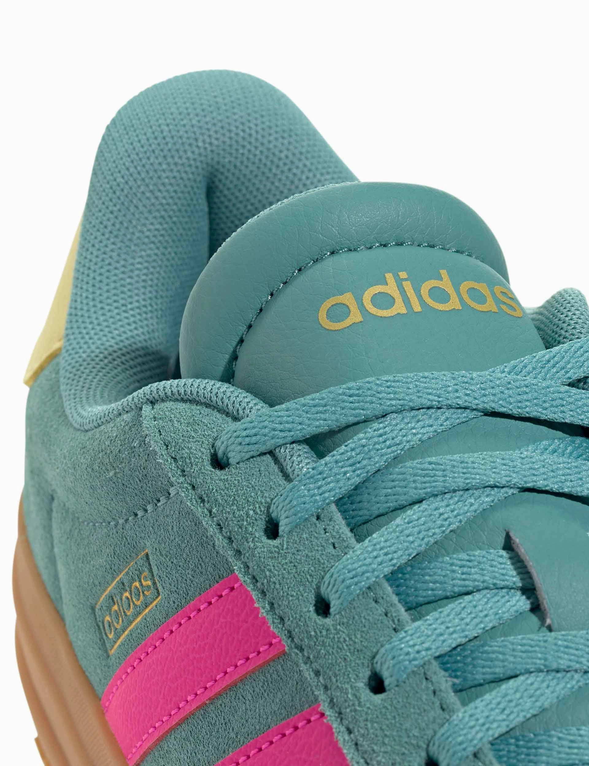Adidas Tech Response 3.0 Golf Shoes VL Court Bold Shoes - Powder Teal/Shock Pink/Powder Yellow