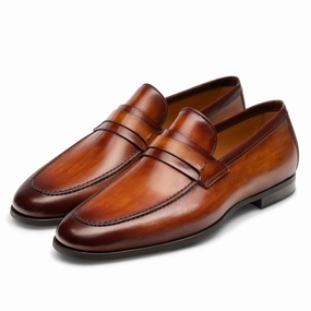 Magnanni Daniel Strap Loafer Cuero Liberato Loafers