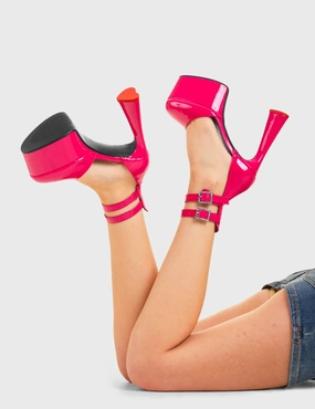 Shine On Platform Heels High Heels Drawing Reference