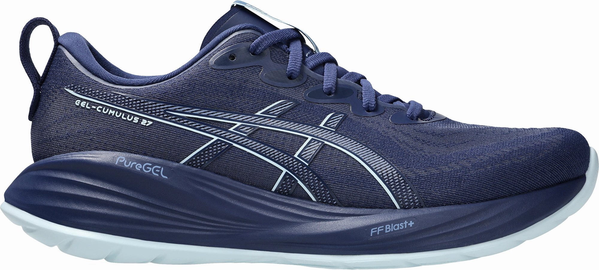 Asics Gel Cumulus 27 Mens Running Shoes - Blue Asics Shoes Gel Kayano 16