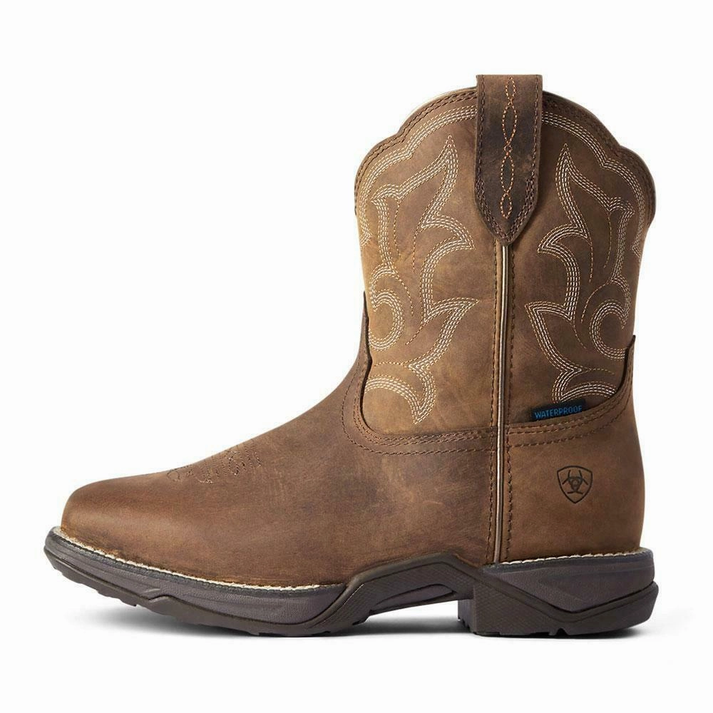 Curlews Shoe 10038428 Ariat Women's Anthem Shortie II H2O Western Boot