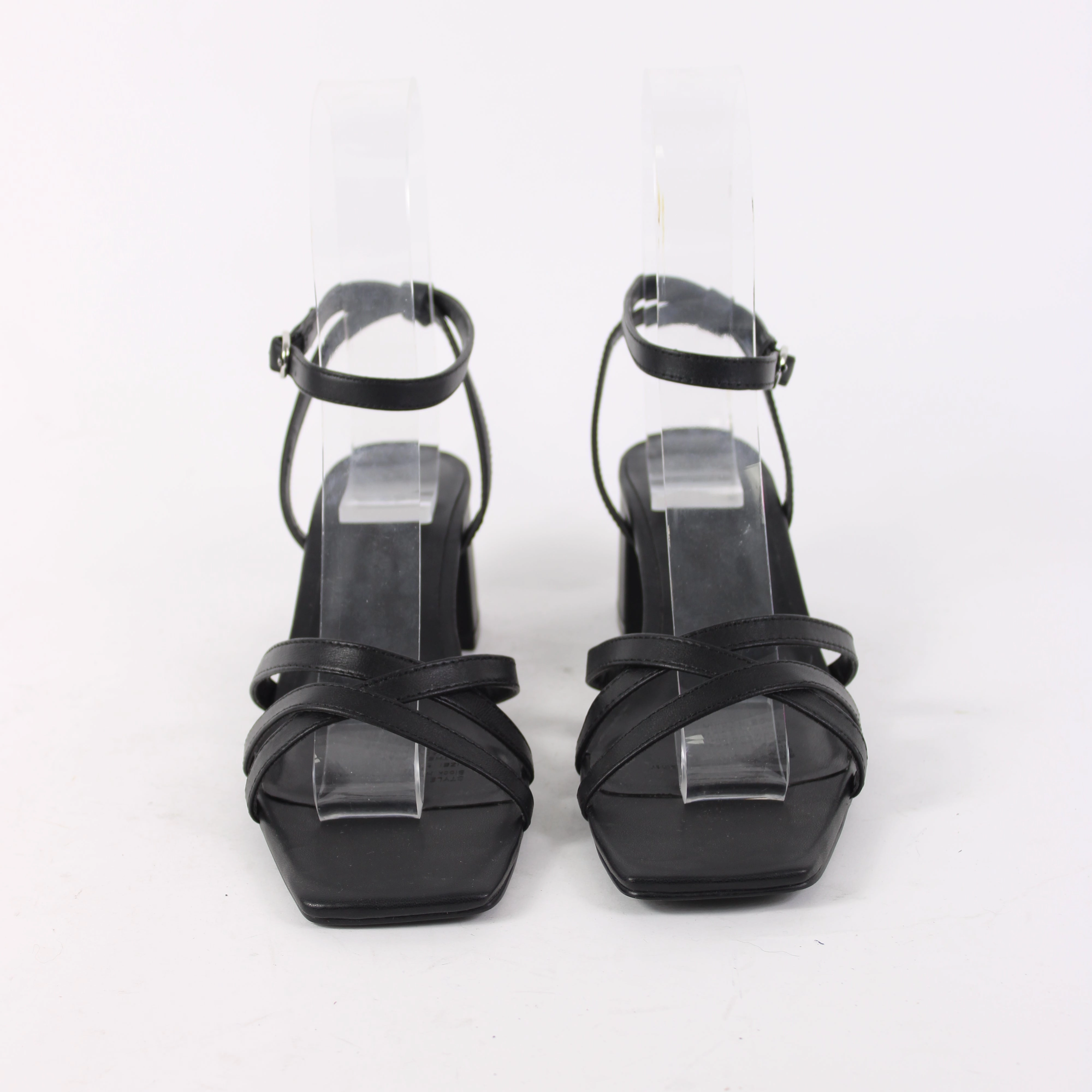 Atmos & Here Black Leather Heels She Wears High Heels And I Wear Sneakers