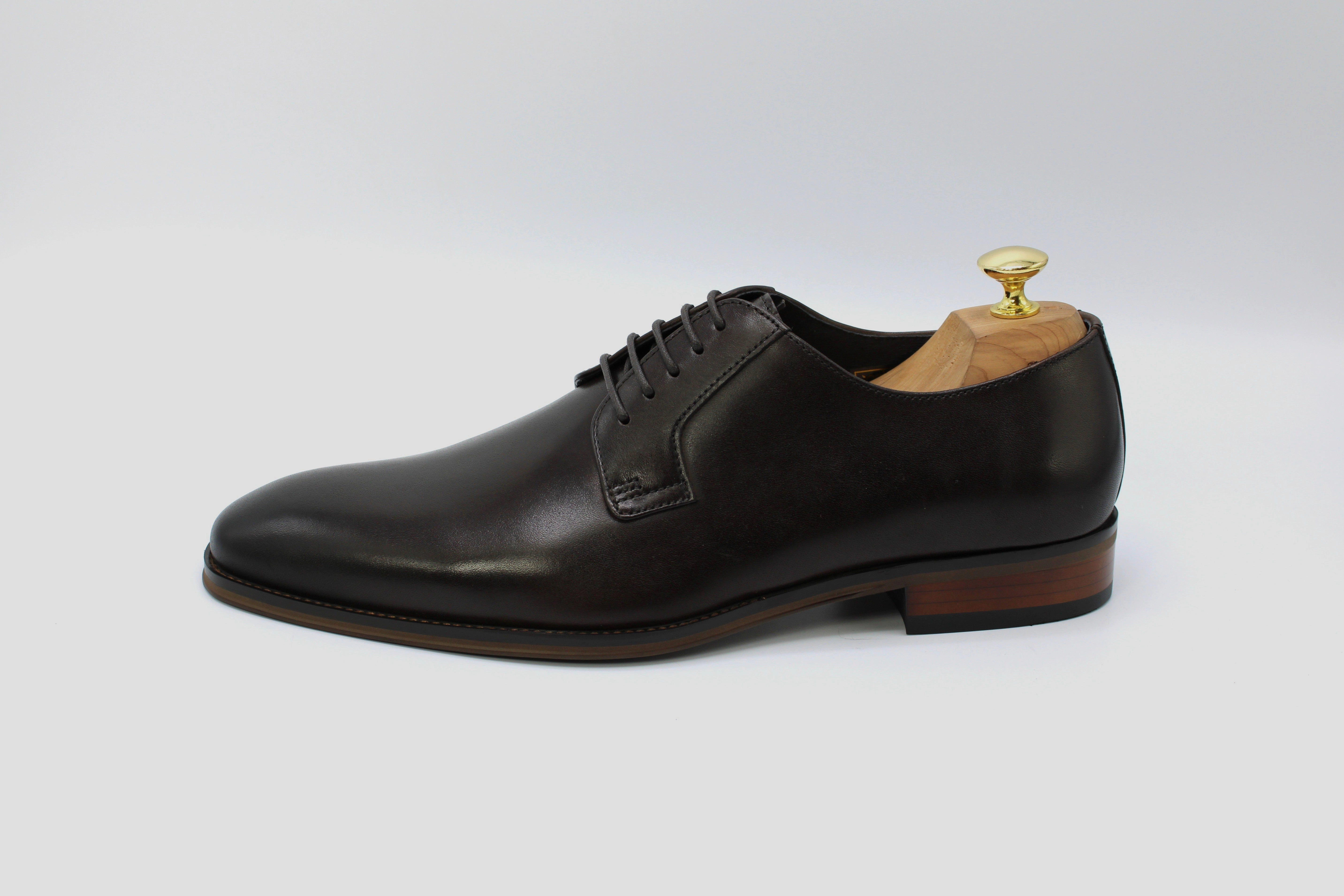 Lucca Derby Dress Shoe John White Mumford Brown