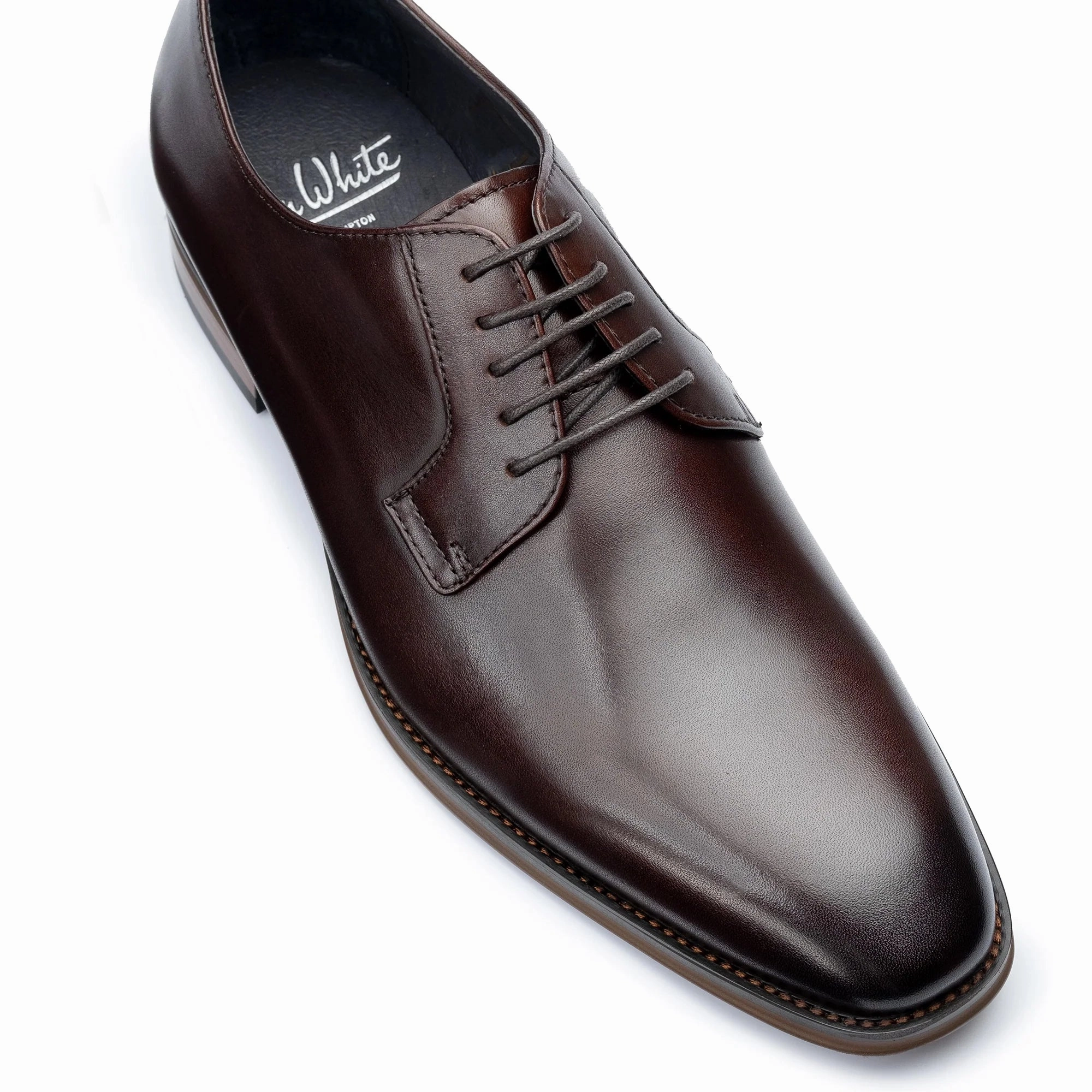 John White Mumford Brown Shoe Lace Up Styles
